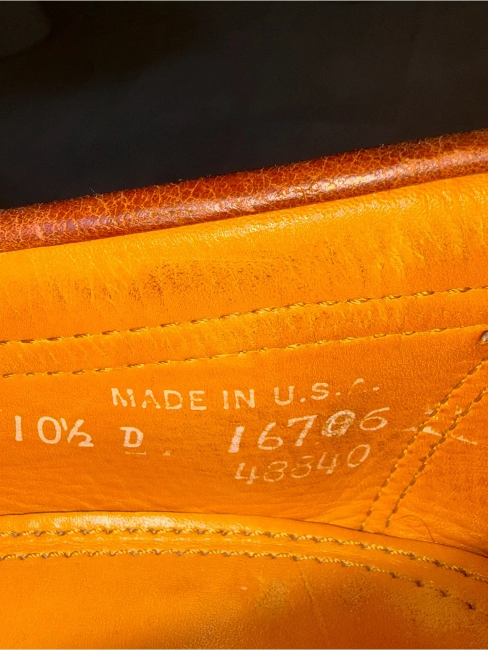 Allen Edmonds Brown Leather Key Largo Boat Shoes